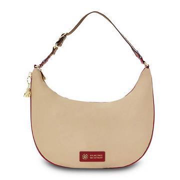 Kipling Hania Classic Shoulder Bags Natural Beige Combo | CA 1417AH